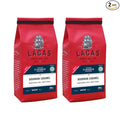 Lacas Coffee Company Medium Fine Ground Coffee 12oz Bag (2 bags Bourbon Caramel)