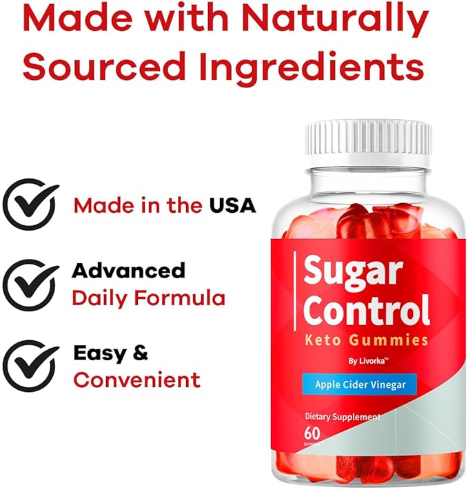 (3 Pack) SugarControl Keto Gummies - Official SugarControl Advanced Apple Cider Vinegar Gummys All Natural Supplement Support 180 Gummies for 3 Months