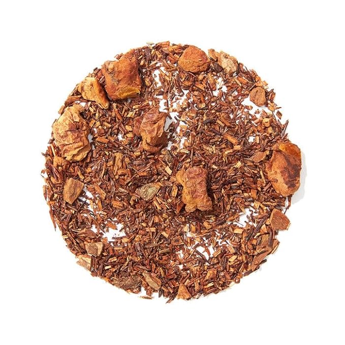 DAVIDsTEA Organic Cinnamon Rooibos Chai – Caffeine-Free Herbal Tea with Apple Rooibos &amp Cinnamon – 65 Tea Bags – Sweet Cozy &amp Naturally Refreshing Late-Night Chai Without the Buzz