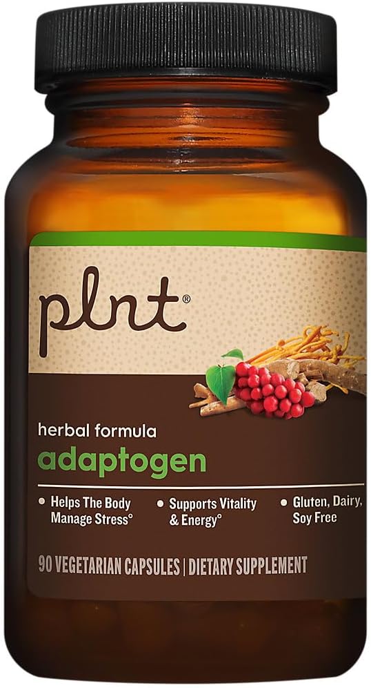 Adaptogen Herbal Formula a Supports Stress Management Energy &amp Vitality (90 Vegetarian Capsules)