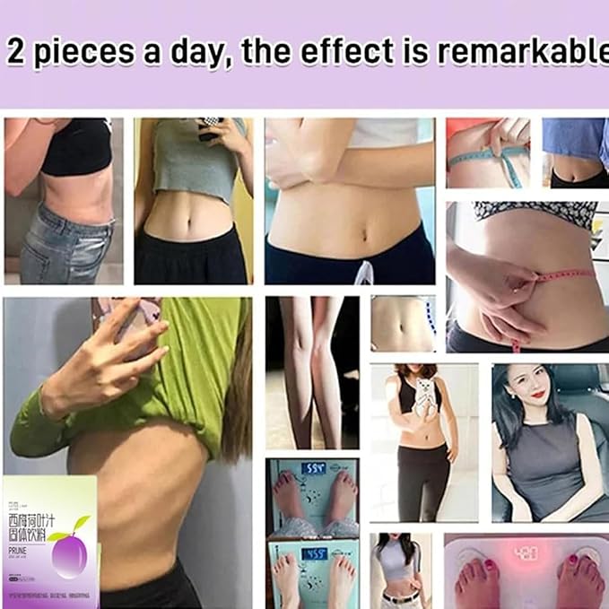 Prune Lotus Leaf Juice Prune Juice Organic Prune Lotus Leaf Juice Prune Juice for Constipation for Big Belly and Fat People (3box)