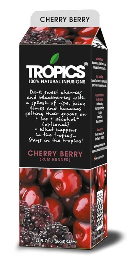 Tropics Rum Runner Drink Mix 32 Ounce -- 12 per case.