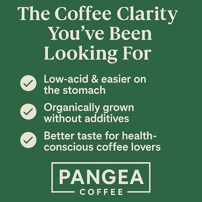 Pangea Coffee – Unity Medium Roast Whole Bean Coffee – 3-Pack (10oz Bags) – Roaster’s Choice – Low Acid Allergen-Free Small Batch Roasted