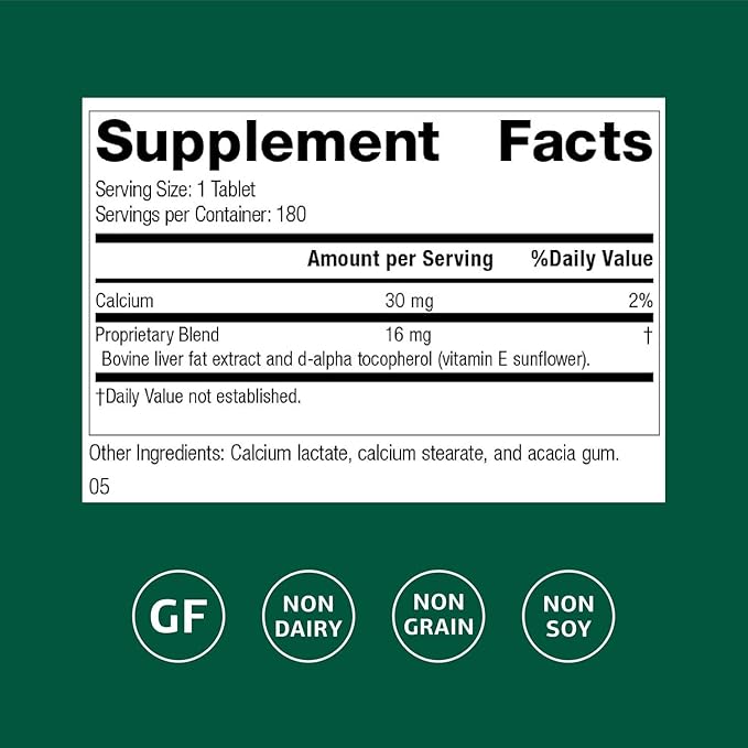 Standard Process Antronex - Liver Health Supplement - Gluten-Free Non-Dairy &amp Non-Soy - 180 Tablets (180 Servings)