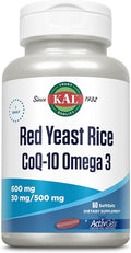 Kal Red Yeast Rice COQ10 Omega 3 60 Count