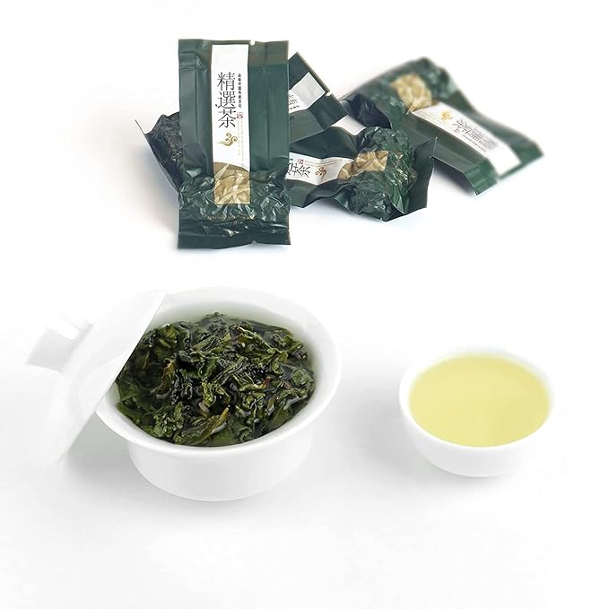 Luxtea Chinese Top10 Famous Tea – Anxi Tie Guan Yin / Iron Mercy Goddess / Tieguanyin Green Oolong Tea – Grade AA (High Grade)