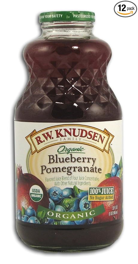 Knudsen Blueberry Pomegranate Organic - 12 x 32 ozs.