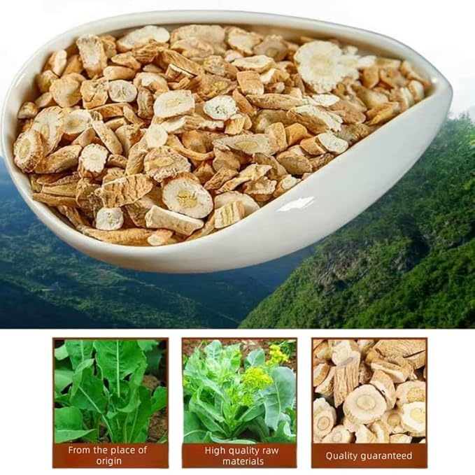 JINQI 2bottles Isatis Root Tea Banlangen- 板蓝根茶10.58oz/300g(5.29oz/150g*2) Chinese Herbal Tea Holiday Gifts Tea Gifts
