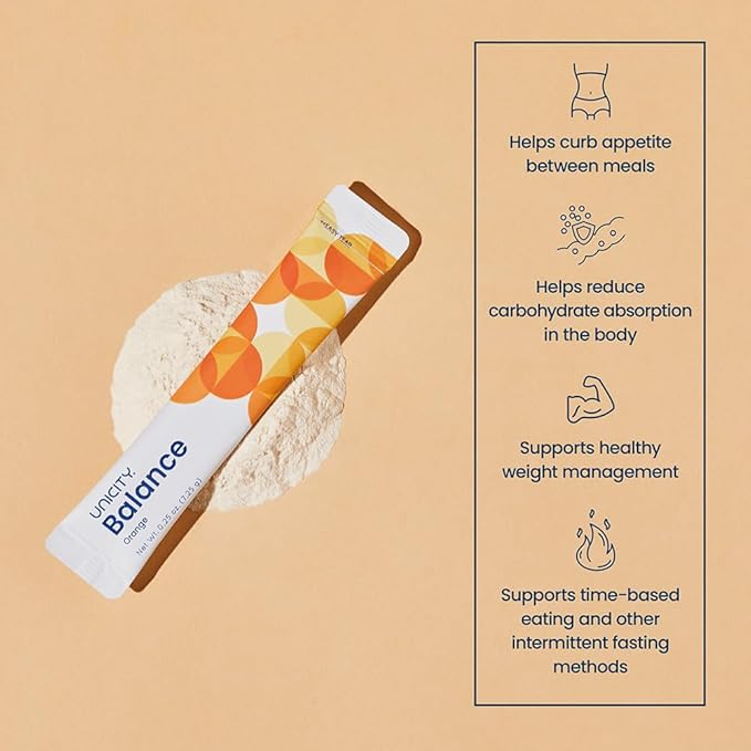 UNICITY Feel Great System Natural—Feel Great Pack with Balance Natural Orange and UNIMATE Lemon Ginger (30-day supply)