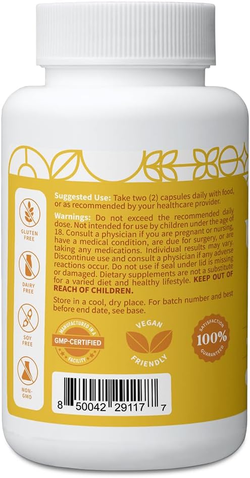 Pattern Wellness Uric Acid Support Supplement – Supports Uric Acid Balance &amp Joint Wellness – Herbal Formula – 3rd Party Lab Tested – 60 Veggie Capsules