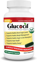 Glucocil – Vegetarian Capsules - Premium Blood Sugar Support - Supports the 3 Essentials for Healthy Blood Sugar - with Berberine Proprietary Mulberry Leaf and More