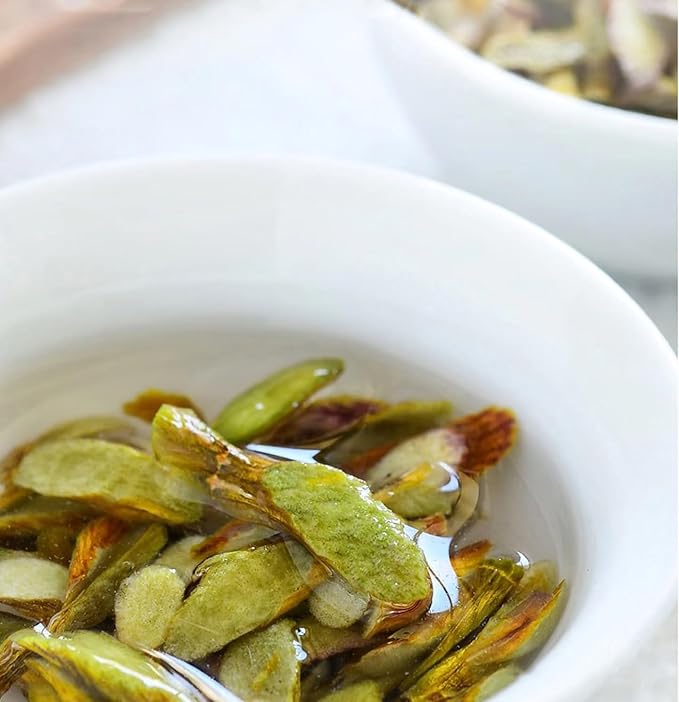 Dendrobium Slices（Shi Hu） Dendrobium Officinale -8.81oz/250g-Pure Natural Chinese Herbal Medicine-石斛片- T&amp Soup Ingredients(Dendrobium Slices)