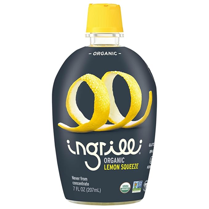 Ingrilli Organic Lemon Squeeze 7 Fl Oz Bottle (Pack of 12)