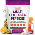 Multi Collagen Peptides Powder – Unflavored Grass-Fed Types I II III V X – with Biotin Hyaluronic Acid Probiotics &amp Vitamin C – Supports Hair Skin Nails &amp Joints – Non-GMO – 41 Servi