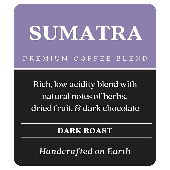 Copper Moon Ground Coffee Dark Roast Sumatra Blend 12 Oz (Pack Of 3)
