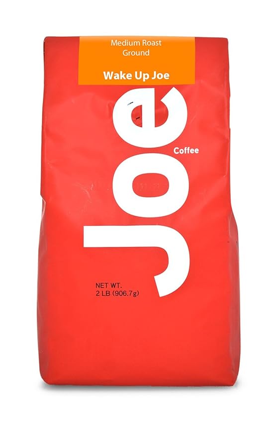 Joe Knows Coffee Wake Up Joe Medium Roast Ground Coffee 2 Pound