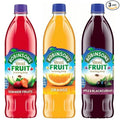No Added Sugar Fruit Squash 1L Variety of 3 (Summer Fruits Orange Apple &amp Blackcurrant)