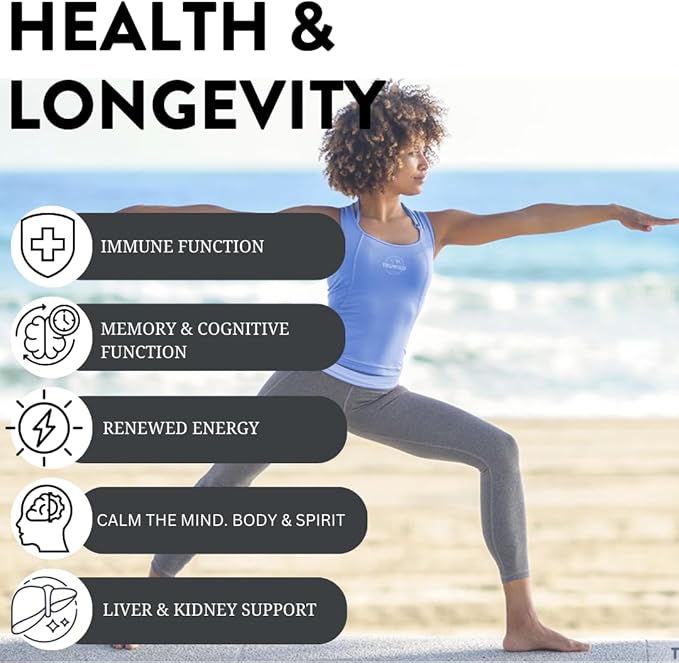 TruWild Adaptogen Blend with Cordyceps Maca Ashwagandha - Full Spectrum Mushroom Blend for Daily Support and Function All Natural Formula with 7 Key Ingredients 60 Capsules