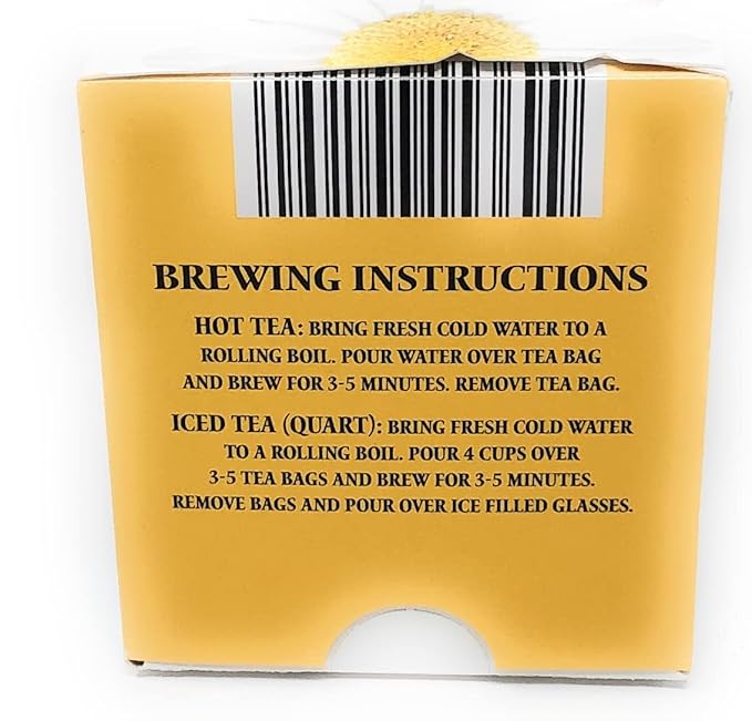 Ginger and Turmeric Herbal Tea Bags 3 Pack Total 60 Individually wrapped