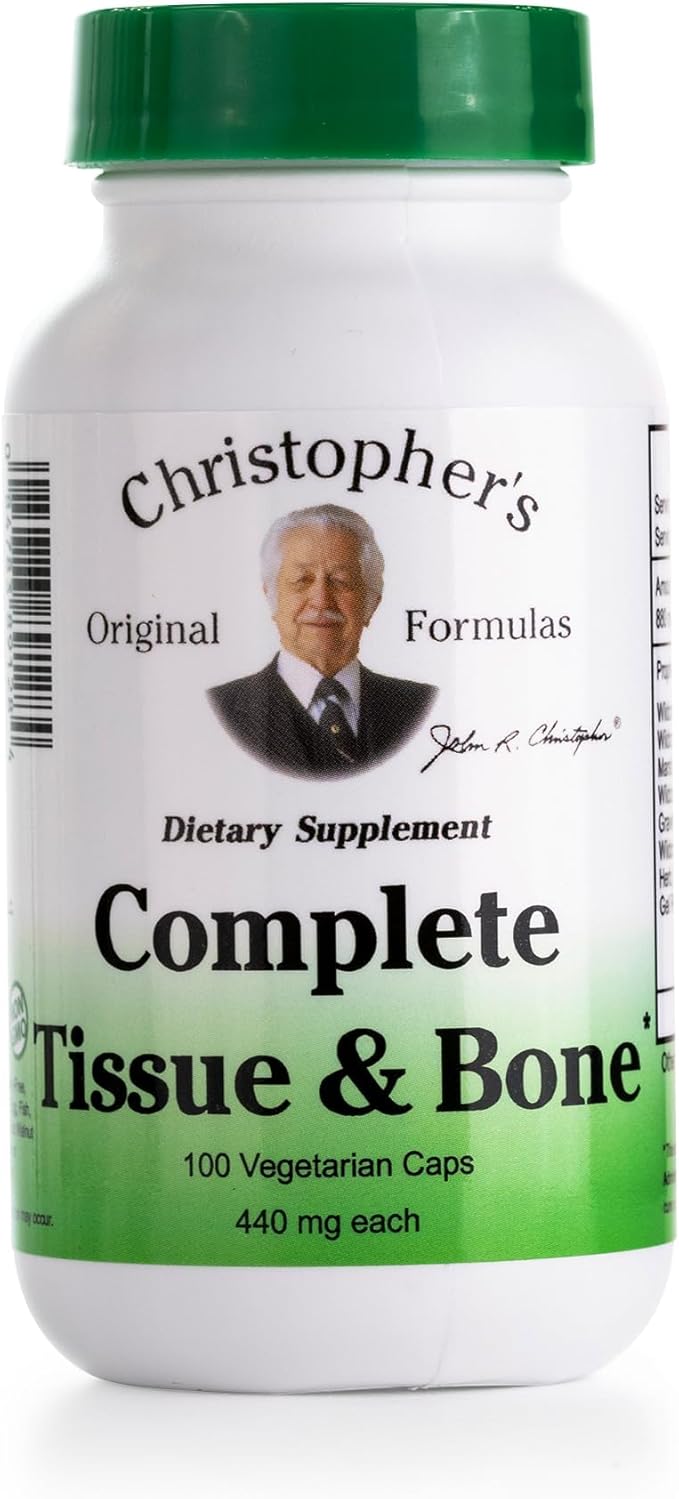 Dr. Christopher's Original Formulas Complete Tissue and Bone Formula Capsules 100 Count 440mg Each