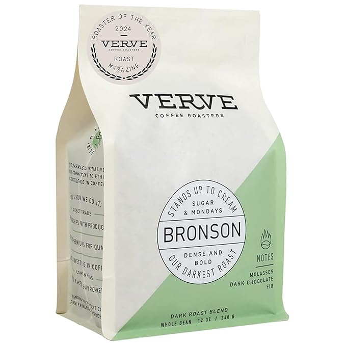 Verve Whole Bean Coffee | Dark Roast Bundle | Enjoy Hot or Cold Brew | 12oz Bag