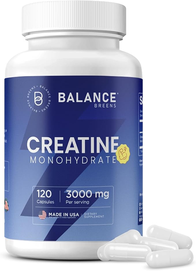 Balancebreens Melatonin + Hyaluronic Acid + Creatine Performance &amp Recovery Bundle