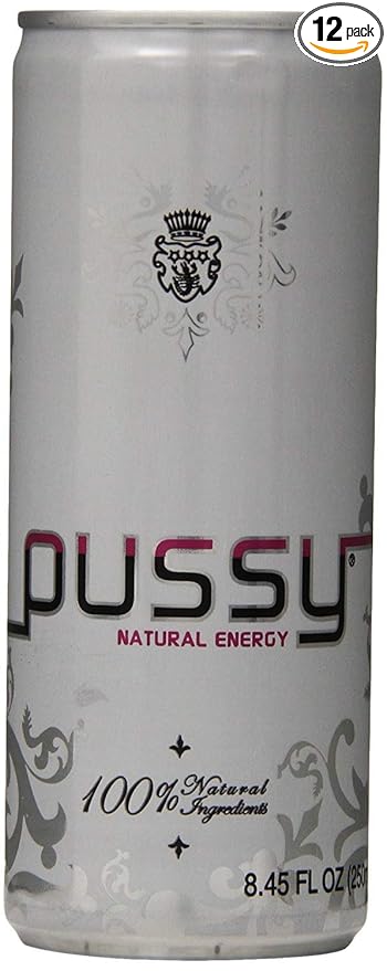 Pussy Natural Energy Drink 12 Pack