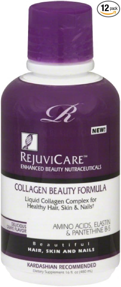 RejuviCare Collagen Beauty Formula Grape - 16 oz. ( 12 Pack)