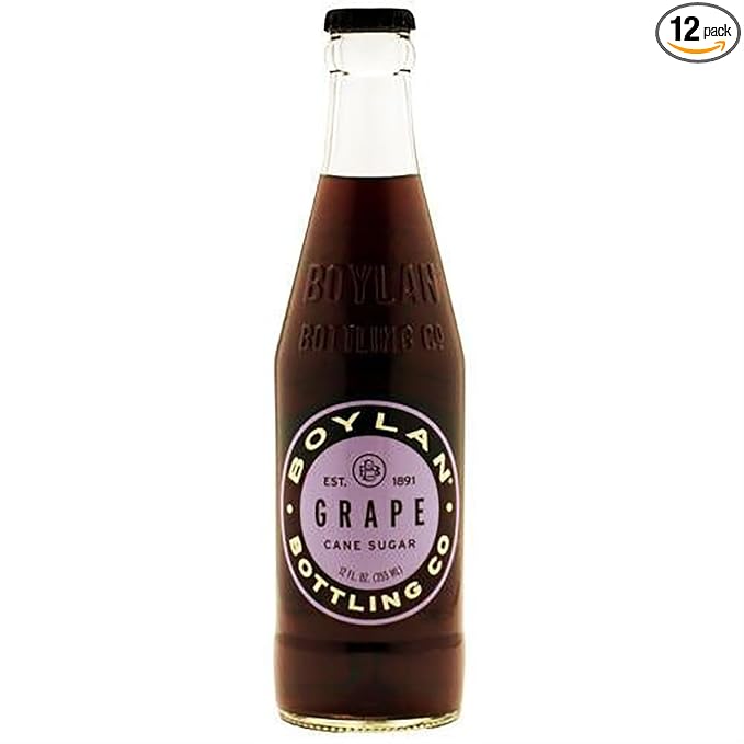 Boylan Grape Soda 12 fl oz 12 Count