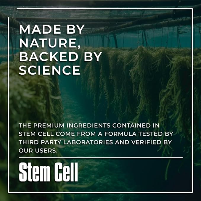 Premium Stem Cell Supplements 1000mg (360 Caps) Boost Immunity Reduce Joint Soreness Support Natural Anti-Aging &amp Longevity with Spirulina &amp Chlorella for Vitality Celulas Madre Health For