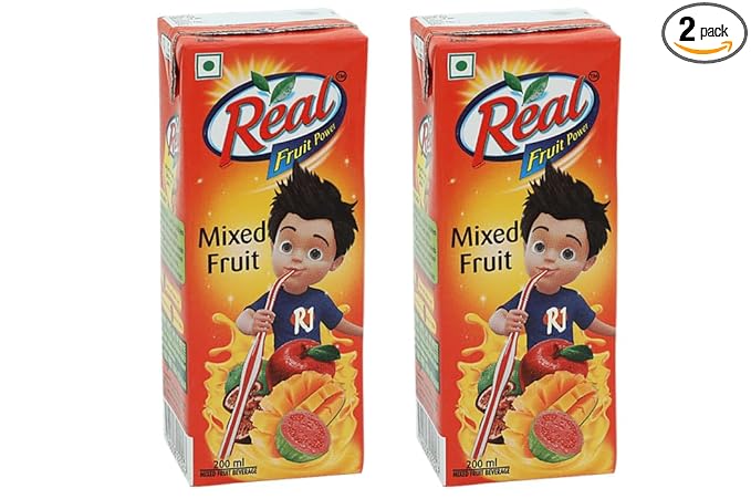 Real Fruit Power Mixed Fruit 200ml (Pack Of 2) - HUMARABAZAR