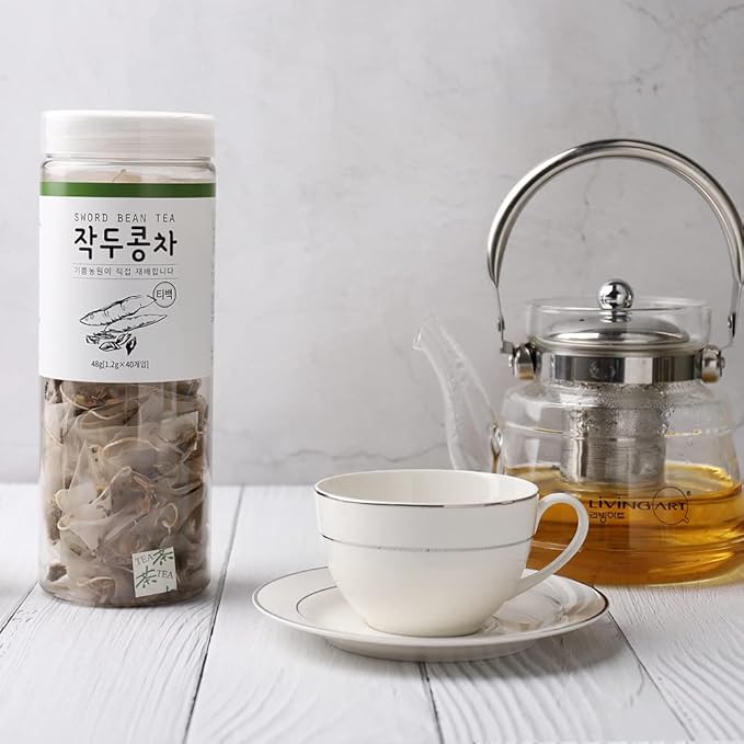 DAY.N Sword Bean Tea Bag Natural Organic Certified Sword Bean Tea 1.7 oz (40 bags)
