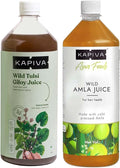 Kapiva Wild Tulsi Giloy 1L + Kapiva Wild Amla Juice 1L