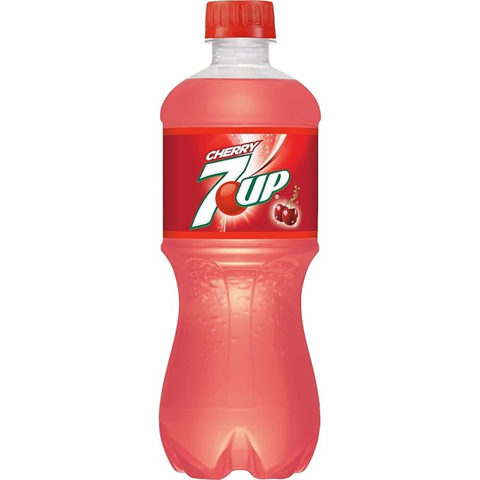 7-Up Cherry 20 oz Soda Bottles (Pack of 10)