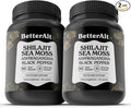 Better Alt Shilajit Sea Moss Capsules Pack of 2 with Ashwagandha &amp Black Pepper Extract with 85+ Essential Minerals &amp Antioxidants| Boosts Energy &amp Metabolism - 120 Servings 240 Capsules