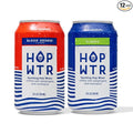 HOP WTR Sparkling Hop Water Classic 6 Pack Blood Orange 6 Pack Sugar Free Low Carb Non Alcoholic Drinks NA Beer Adaptogen Drink No Calories Adaptogens &amp Nootropics for Added Benefits 12 oz