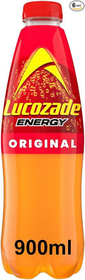 Lucozade Energy Drink Original - 1 Liter (6 Bottles)