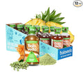 balaveda Tropic Rush Energy Shot with Organic Matcha L-Theanine Cordyceps Eleuthero and Vitamin B12 – Mint Pineapple Flavor – Clean and Sustained Energy Support – 2 Fl Oz Bottles (Pack of 12)