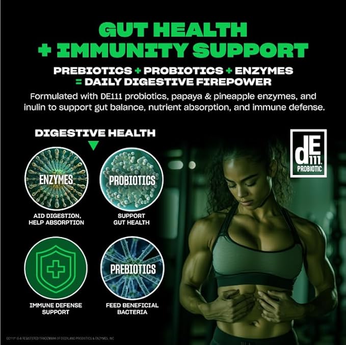 Mutant Big Greens | Green Supplement | Over 40 superfoods Land &amp Sea Greens – Reds Antioxidants phytonutrients 1000mg spirulina – Pre &amp Probiotic Blend | 30 Serving – Just Chocolate
