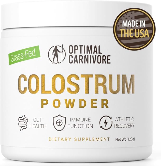 Grass Fed Colostrum Powder Unflavored Bovine Colostrum for Humans Colostrum Supplement Powder for Gut Health Immune Support &amp Muscle Recovery 120 grams Colostrum Powder Grass Fed