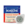 Caffè Borbone Espresso Paper Pods Red Blend Strong and Creamy Medium Roast ESE Pods Authentic Italian Espresso - 50 Count