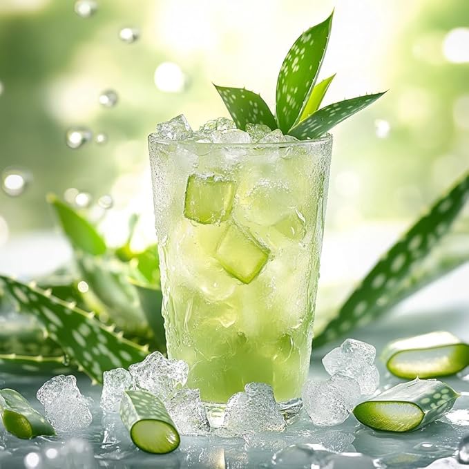 ALEO 0.5L x 24 Premium Aloe Vera Drink - Natural No Preservatives No Artificial Colors Superior Taste Award 2025
