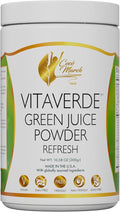 Cocó March N.M.D VitaVerde Green Juice Powder 50 Superfoods Enzymes &amp Probiotics- Refresh Flavor Organic - Vegan Paleo Friendly Dairy Free Keto Friendly GMO Free 10.58 oz 300 g