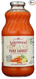 Organic Pure Carrot32Z Juice (Pack Of 6) - Pack Of 6