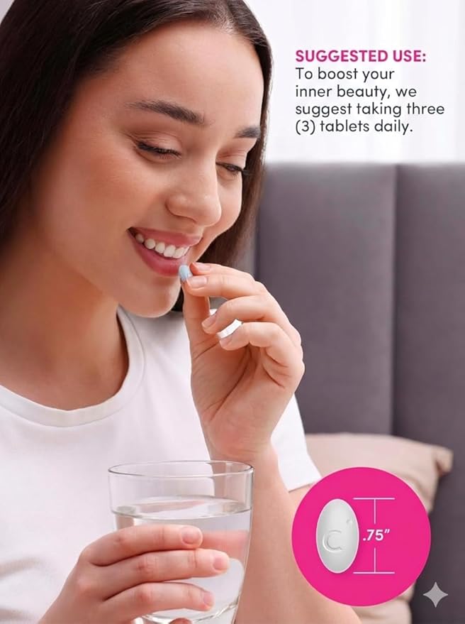 NeoCell Collagen Peptides Pills | 270 Caplets | with Vitamin C and Biotin | Grass Fed Bovine | Hair Skin &amp Nails | for Women and Men