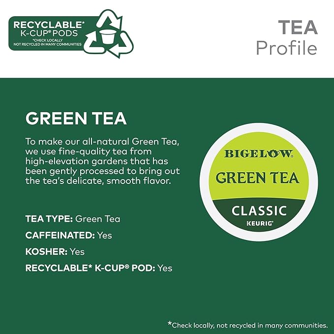 Bigelow Tea Green Tea Cup Pods 96 Count