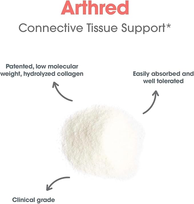 Nutricology Arthred Supplement - Collagen Powder for Men &amp Women 10.5g Collagen Peptides Bovine Sourced Arthred Powder Collagen Formula Hydrolyzed Collagen - 8.5 Oz