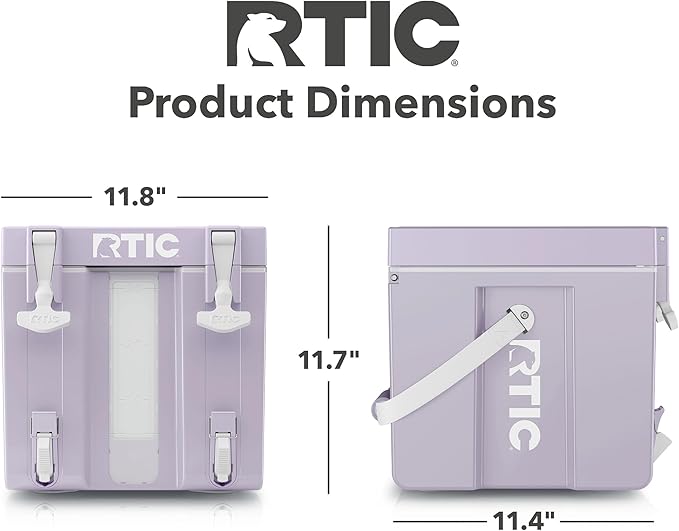 RTIC Halftime Water Cooler Portable Carrier Container Drink Beverage Dispenser Stackable with 2 Taps Bottleless BPA-Free for Sports Camping BBQ Parties Picnic &amp More Dusty Lilac