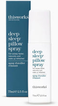 This Works Deep Sleep Pillow Spray with Lavender Vetivert &amp Chamomile – Natural Aromatherapy Sleep Mist for Bedtime Relaxation 75ml / 2.5 fl oz