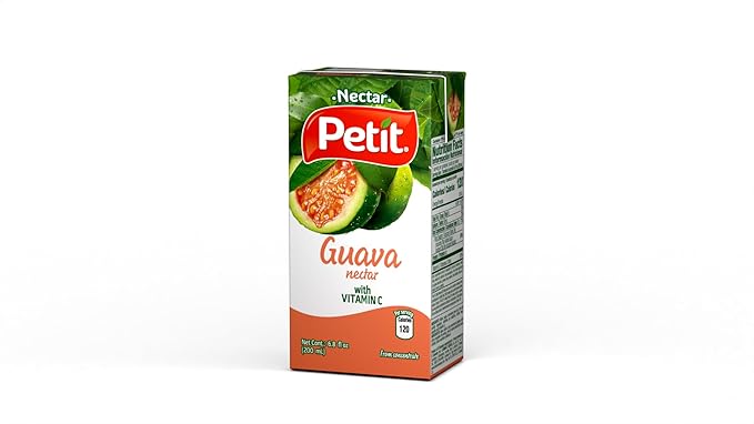 Petit Guava Nectar 200 ml (Pack of 24) – Refreshing Tropical Fruit Beverage